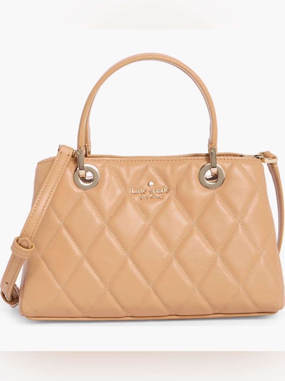 Kate Spade Carey Quilted Sullivan Satchel Crossbody